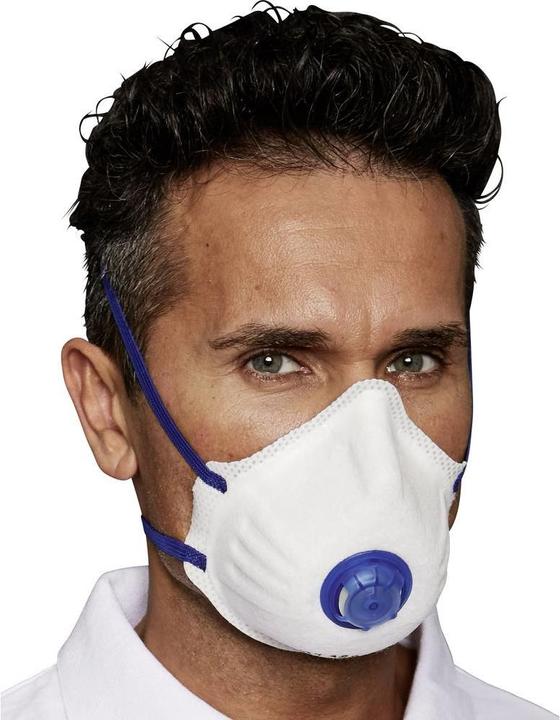 Image du produit Ekastu Sekur Masque anti-poussières fines avec valve FFP2 (FFP2 D, 12x)