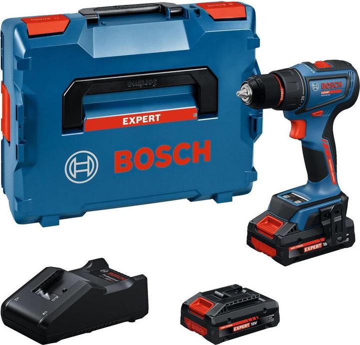 Produktbild Bosch Hausgeräte Akku-Bohrschrauber EXSR18V-90, 2 x EXBA18V-40, L-BOXX 136