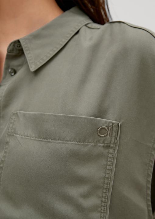 Image du produit Comma Bluse Bluse mit überschnittenen Schultern (44)