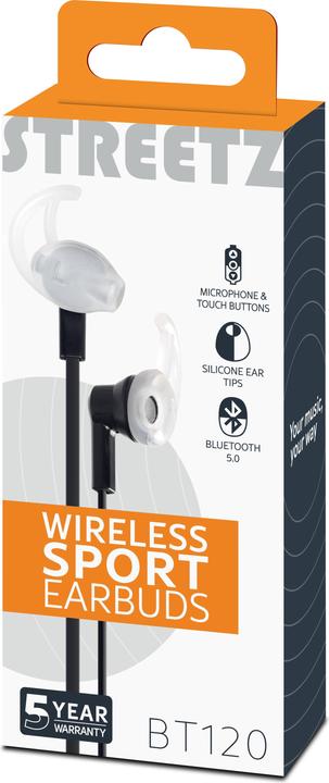 Actual product image Streetz BT120 (No noise cancellation, 3 h, Wireless)