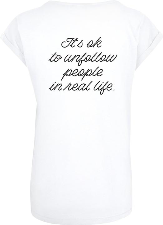 Produktbild Merchcode Ladies Heartbreak Extended Shoulder Tee - 111575 (XL)