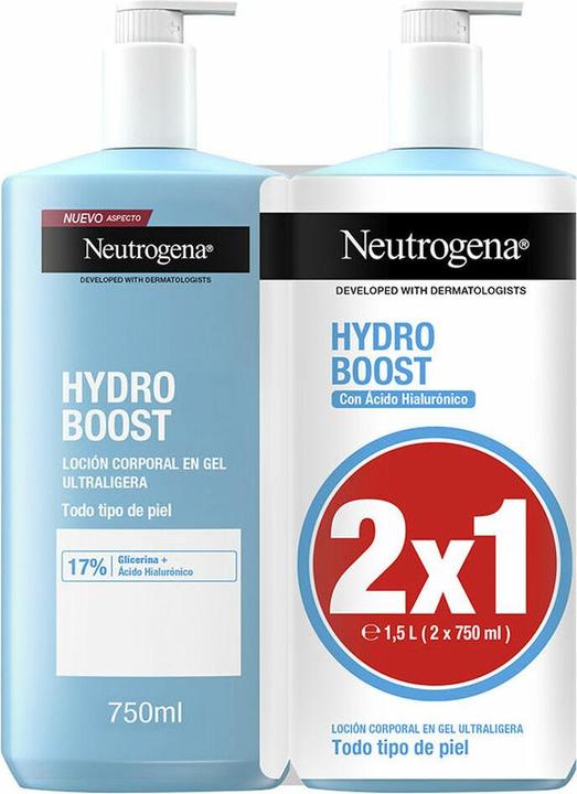 Produktbild Neutrogena Hydro Boost feuchtigkeitsspendende Gel-Lotion - 2x750ml (Körpergel, 1500 ml)