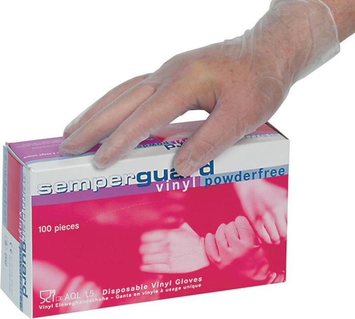 Semperguard Einweg-Vinyl-Handschuh (S)