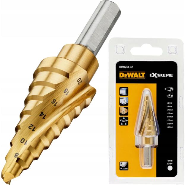 Thumbnail - DeWalt, Bohrereinsatz, wiertło stopniowe extreme 6-20 mm (6 → 20mm)