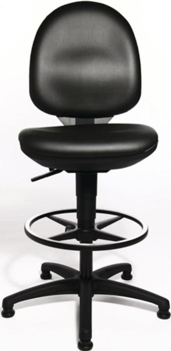 Produktbild Topstar Tec 50 Bodengleiter + Fussring Kunstlederpolster schwarz 590-840 mm (59 - 84 cm)