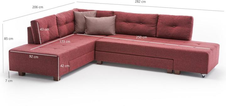 Immagine prodotto Atelier del Sofa Cali (Divano letto, Divano ad angolo)
