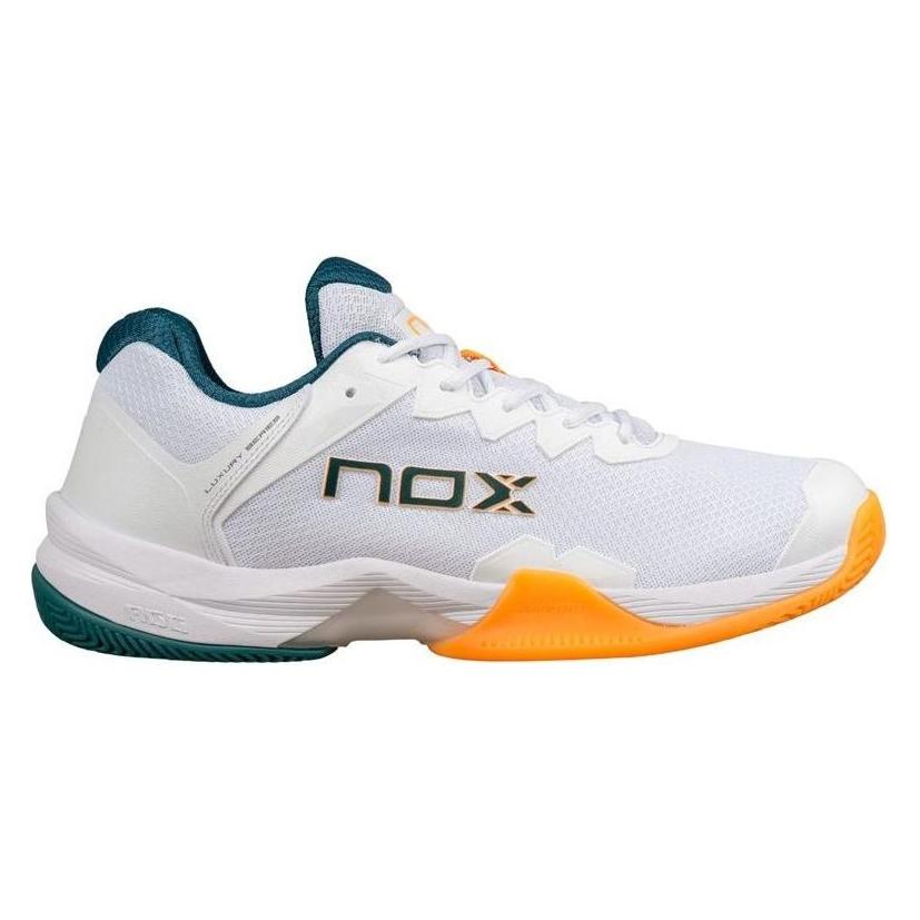 Nox, Herren, Tennisschuhe, Hexa Herren Weiss Orange (41), Orange, Weiss