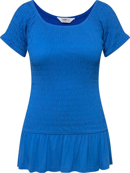 Produktbild Angel of Style Top, Slim Fit, elastisch gesmokt, Halbarm, Volant (42)