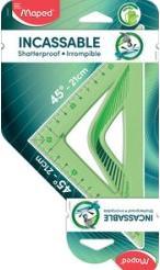 Actual product image Maped Drawing triangle flex 45 degrees, hypotenuse: 210 mm (210 mm)