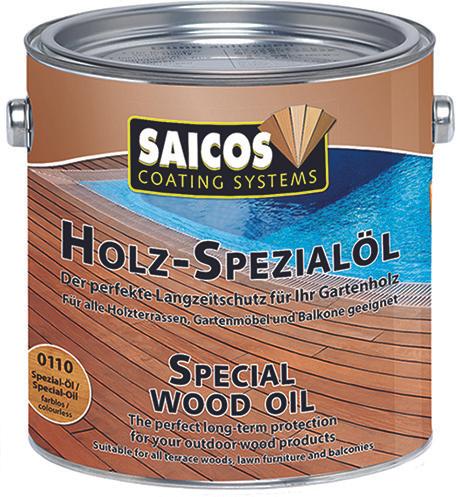 Saicos Holz-Spezialöl für Terrassen (2.50 l)