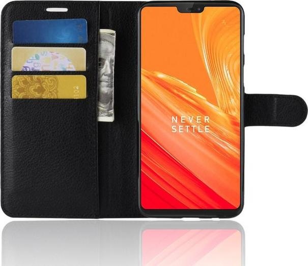 Produktbild MU Classic Litchi Leder Bookcover Series (OnePlus 6)