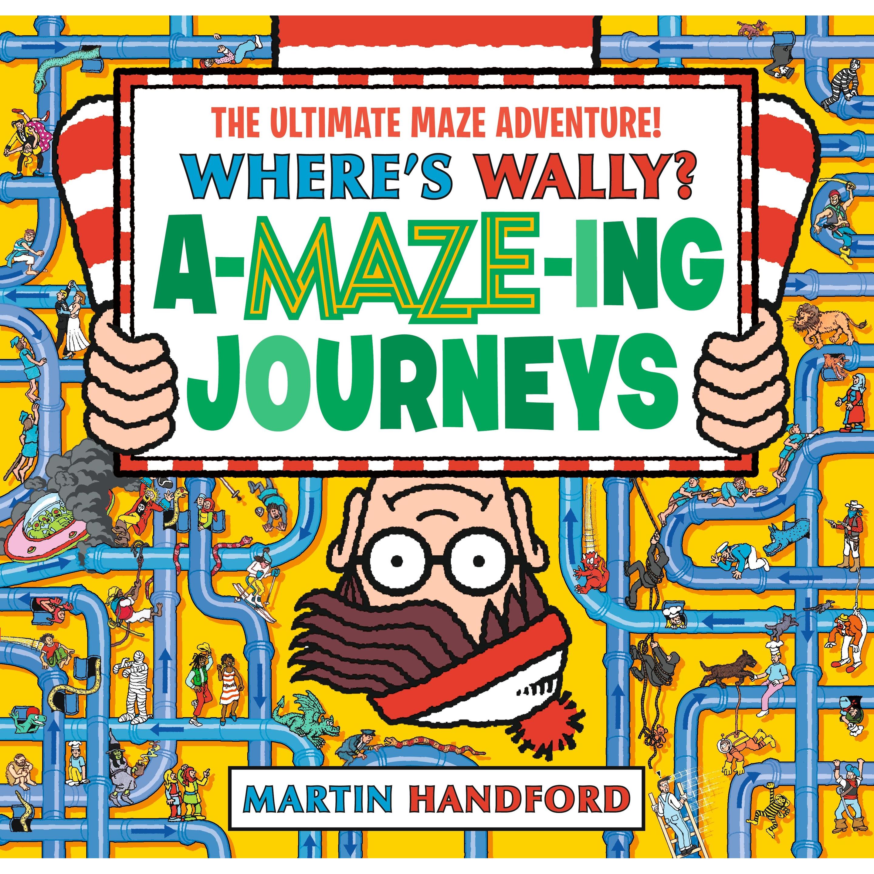 Thumbnail - Where's Wally? A-MAZE-ing Journeys, Kinderbücher von Martin Handford