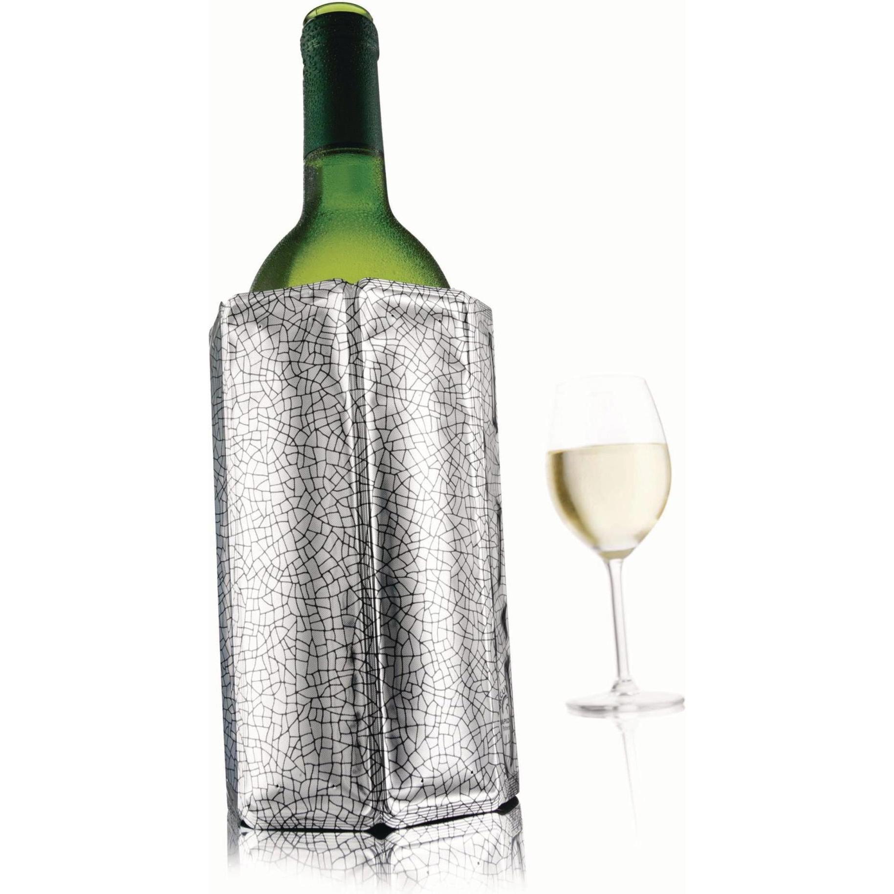 Vacu Vin Wine Cooler, Flaschenkühler, Silber