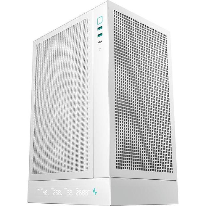 Deepcool CH170 DIGITAL (Mini-ATX), PC Gehäuse, Weiss