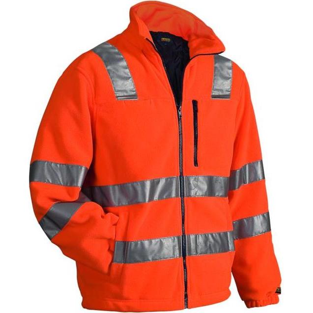 Blakläder, Arbeitsjacke, Warnschutz-Fleecejacke, orange, Unisex-Grösse: M (M)