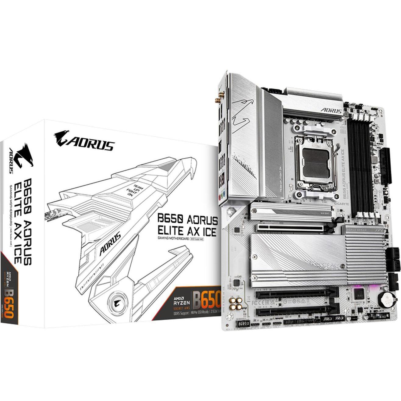 Gigabyte B650 A ELITE AX ICE (AM5, AMD B650, ATX), Mainboard