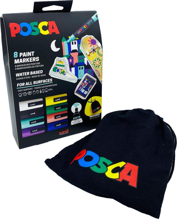 Actual product image Posca Felt-tip pen (8x)