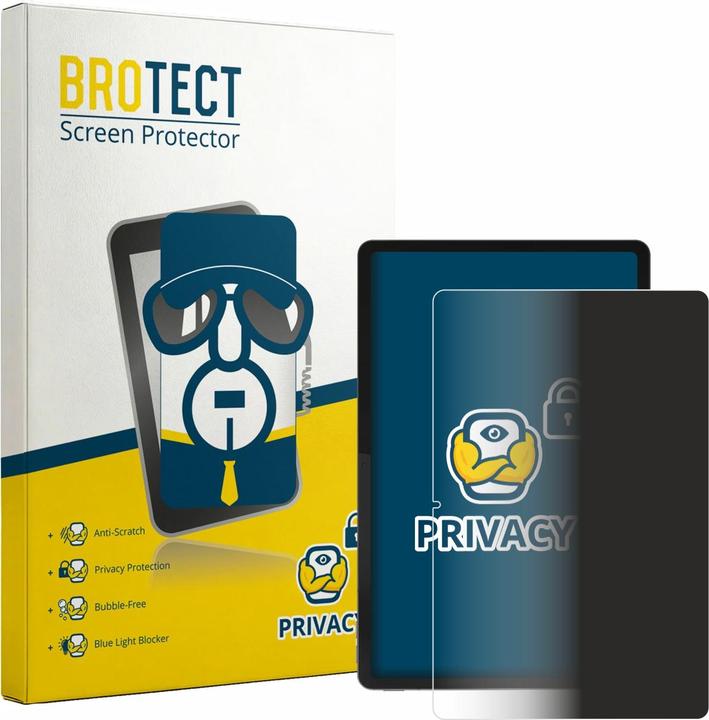 Produktbild BROTECT Sichtschutzfolie für Lenovo Tab K12 ZAGJ0153SE (Hochformat) Anti-Spy Privacy Folie Blaulicht-Schutz (1 Stk., Lenovo Tab K12)