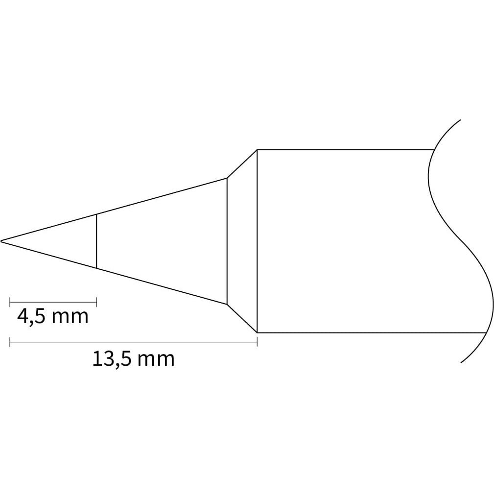 Thumbnail - Joy-it JT-SI01-STILS Lötspitze Konisch Spitzen-Länge 13.5 mm Inhalt 1 St. (Lötspitze), Lötgerät Zubehör