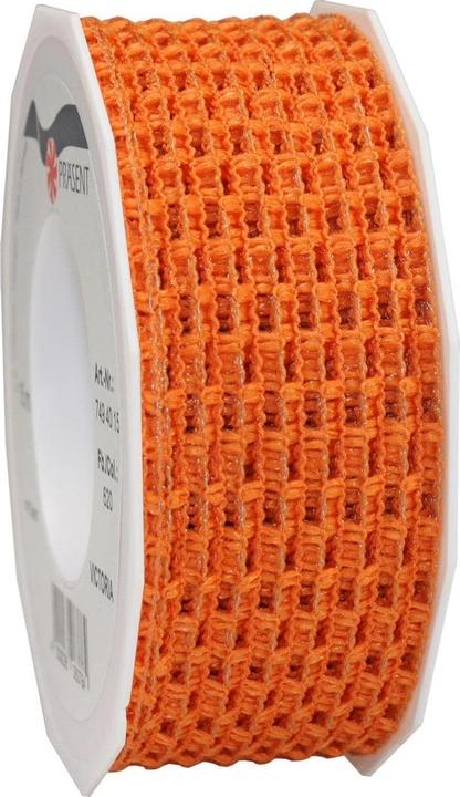 Actual product image Pattberg Gift ribbon Victoria 4 cm x 15 m, Orange (1x)