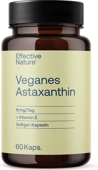 Actual product image Effective Nature Astaxanthin mit Vitamin E (60 pcs., Capsules, 40 g)
