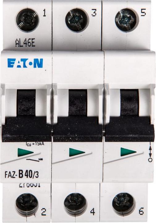 Produktbild Eaton Circuit Breaker, B Curve, 40A, 3-Pole