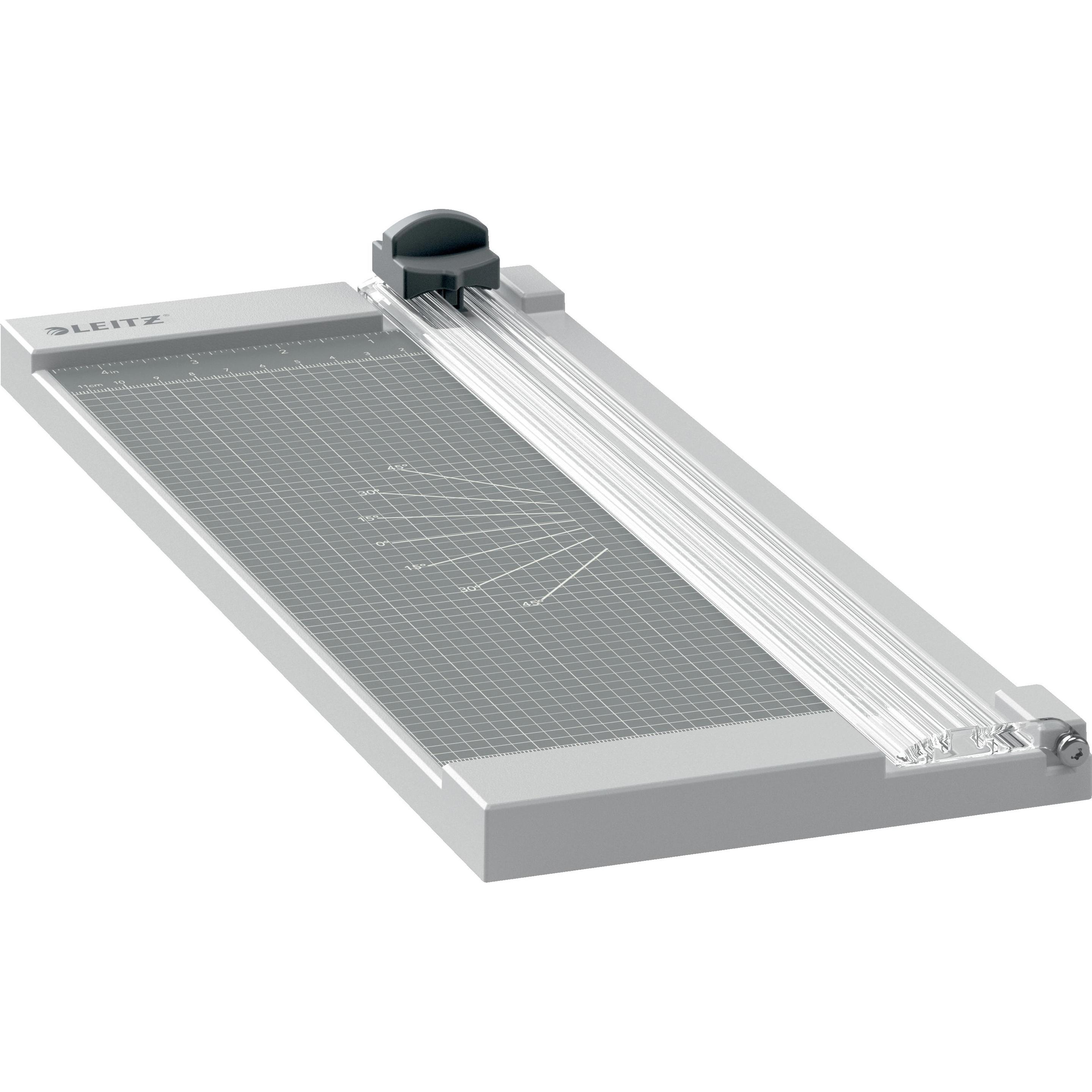 Leitz Precision Home (8 Blätter, A4), Schneidemaschine, Grau