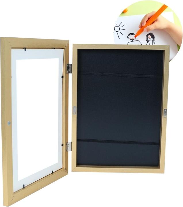 Actual product image Hermex Bilderrahmen Flip Fotorahmen A4 Kunstrahmen Bildhalter Wandrahmen (A4)
