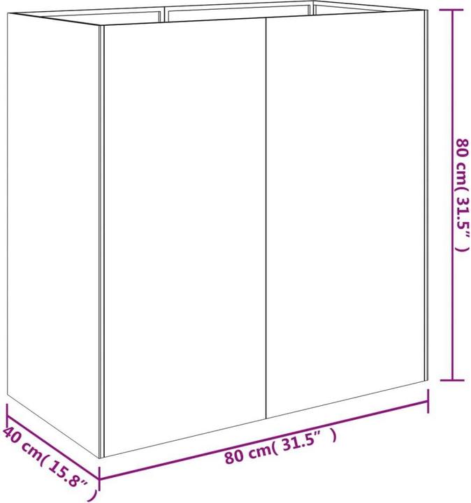 Produktbild vidaXL Pflanzkübel
