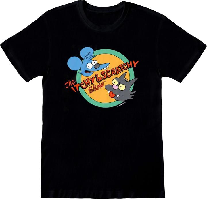 Actual product image The Simpsons Itchy And Scratchy Show T-shirt (XXL)