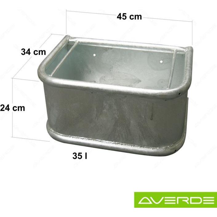 Kerbl Auge d'alimentation Rectangulaire 35 L 32483