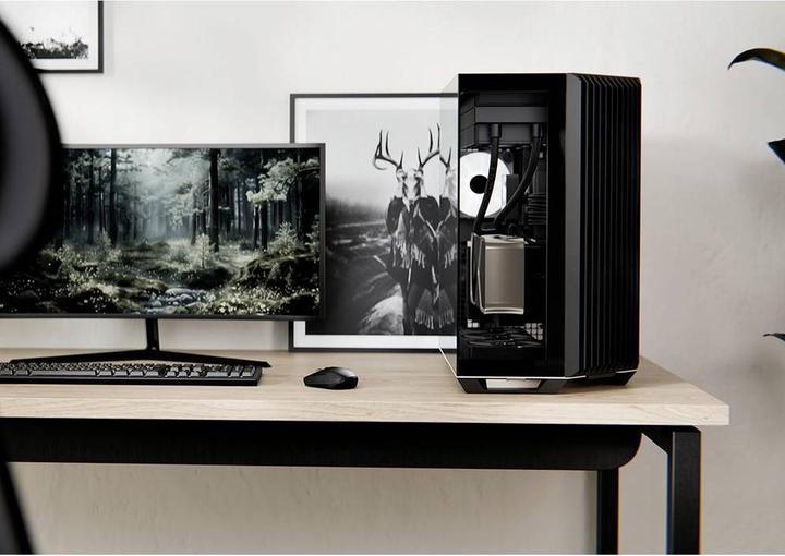 Image du produit APNX V1 Boîtier PC, tour midi, ATX, verre trempé - noir (ATX, Mini-ITX, mATX)