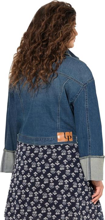 Actual product image Ulla Popken Wide Cuff Denim Jacket (50, 52)