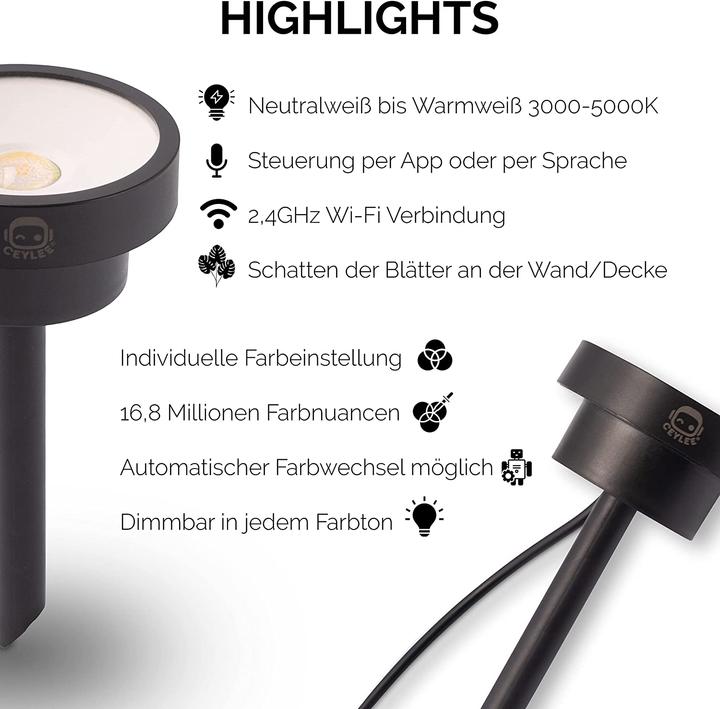 Productafbeelding Ceylee C-01 Plant Spotlight