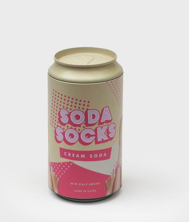 Actual product image Luckies Soda Socks - Cream Soda (36 - 40)