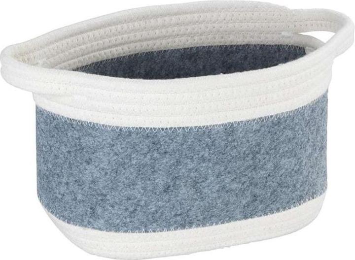 Actual product image Wenko Felt Basket Bea Light Grey (16 cm, 1x)