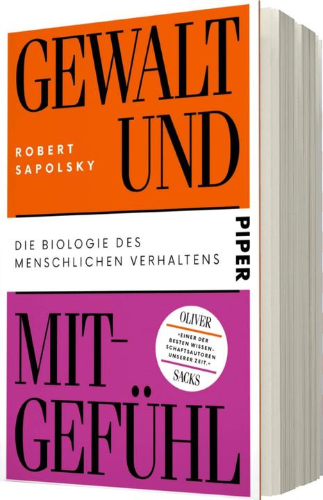 Produktbild Gewalt und Mitgefühl (Deutsch, Robert Sapolsky, 2021)