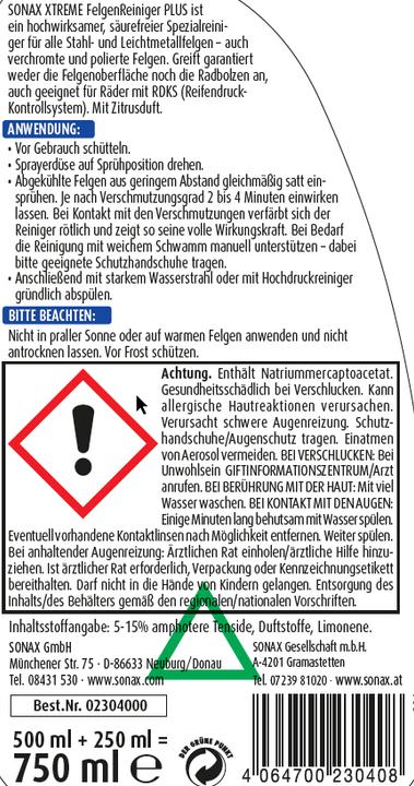 Produktbild Sonax Xtreme Plus (750 ml)