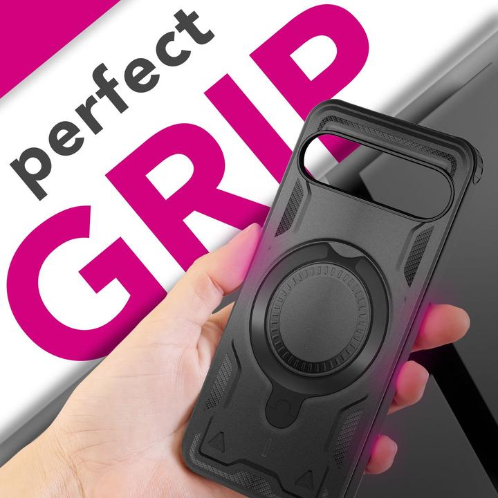 Produktbild Nalia Cover "Stormguard" - MagSafe Panzer Schutz Hülle mit 360° Ring - Military Outdoor Case (Google Pixel 10 Pro XL)
