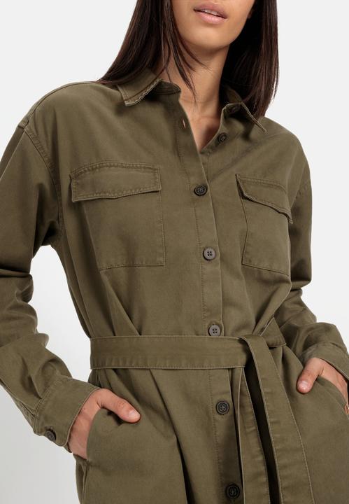 Image du produit Camel Active Robe chemisier avec ceinture à nouer en tissu (XS)