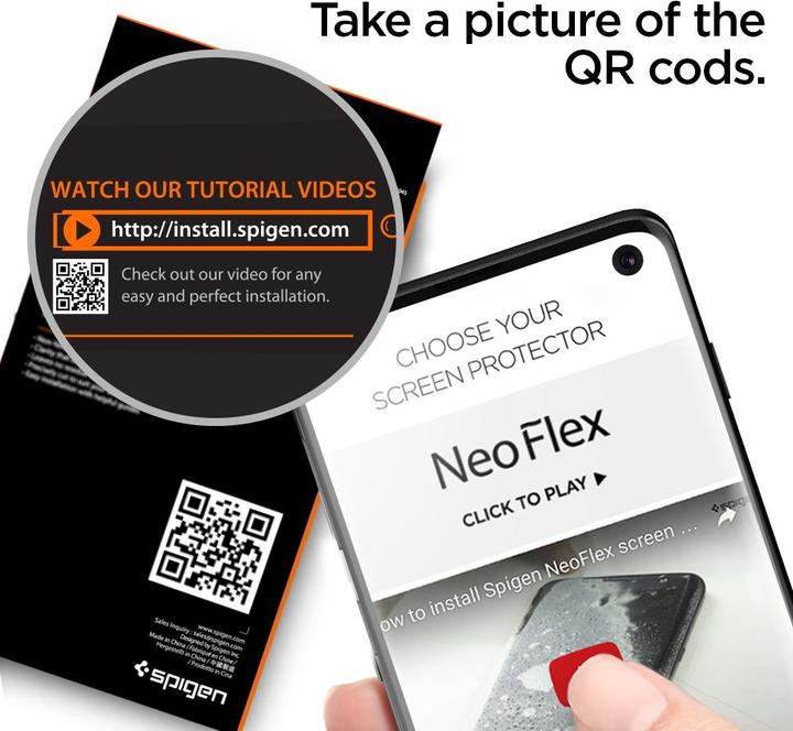 Produktbild Spigen Neo Flex HD (1 Stk., Samsung Galaxy S10)