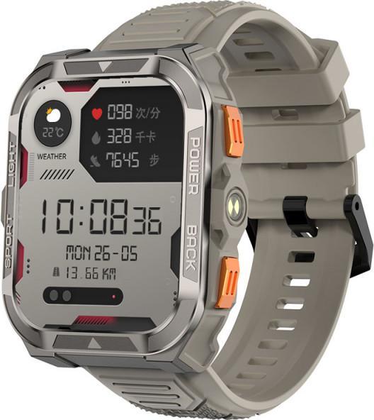 Produktbild Blackview W80 Pro (Montre connectée - 1.91" - Position GPS précise) Kaki (48.50 mm)