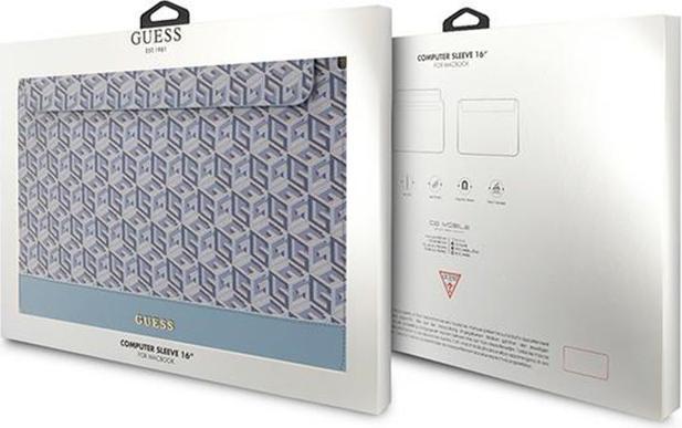 Immagine prodotto Guess Sleeve GUCS16HGCFSEB 16" niebieski/blu GCube Stripes (16")