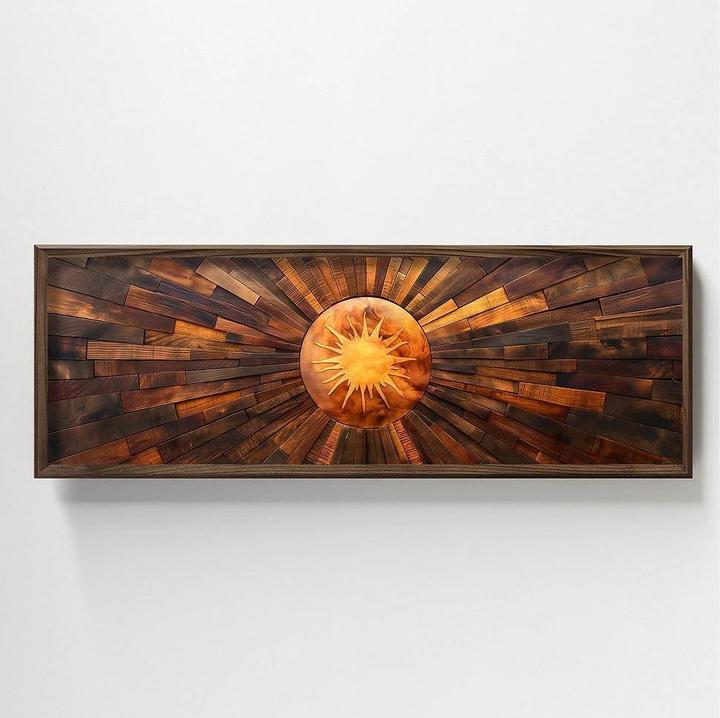 Image du produit Wallxpert Tableau The Sun 120 x 40 cm (120 x 40 cm)