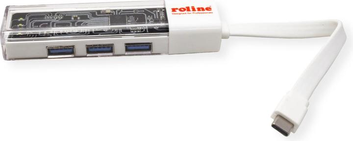 Image du produit Secomp ROLINE USB3.2 Gen1 Hub 4x USB-A Typ A+C Kabel (14.02.5062) (USB-A, USB-C, 4 ports)