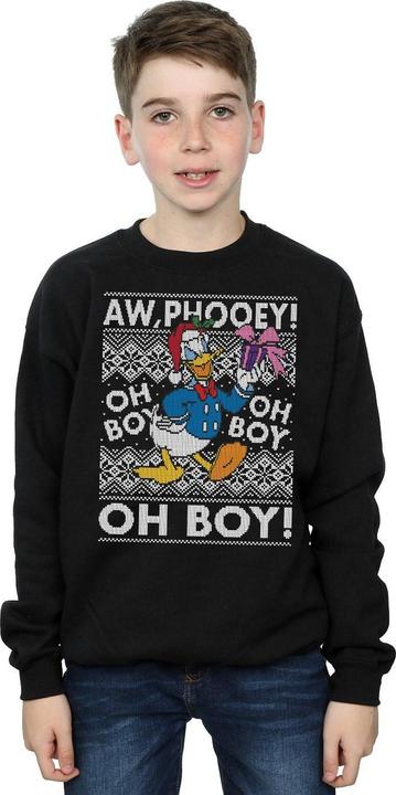 Immagine prodotto Disney Donald Duck Christmas Fair Isle Felpa Ragazzi (140, 146)