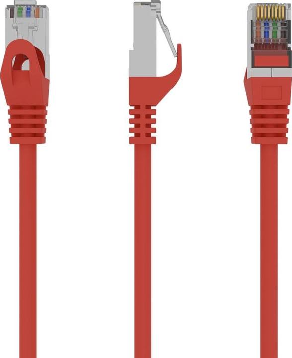 Actual product image Gembird PP6-0.5M/R Network cable Red 0.5 m Cat6 F/UTP (FTP) (F/UTP, CAT6, 0.50 m)