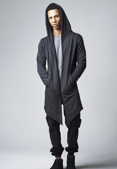 Produktbild Urban Classics Long Hooded Open Edge Cardigan (XL)
