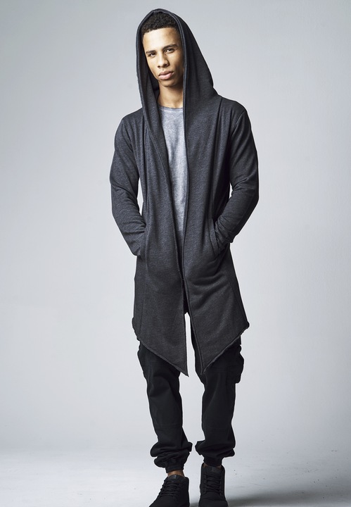 Produktbild Urban Classics Long Hooded Open Edge Cardigan (3XL)