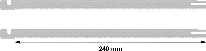 Actual product image Bosch Professional Zubehör PRO Foam saw blade, 200 mm, 2-piece.